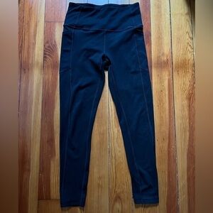 Victorias secret black capri leggings pockets XS